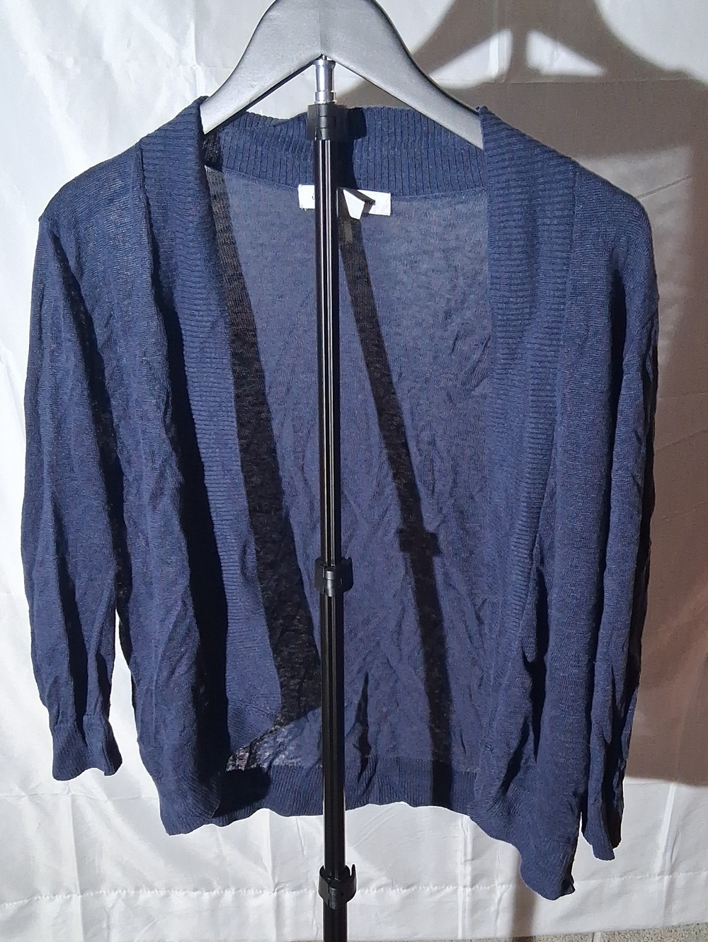 Tommy Bahama Navy Open Front Knit Cardigan
